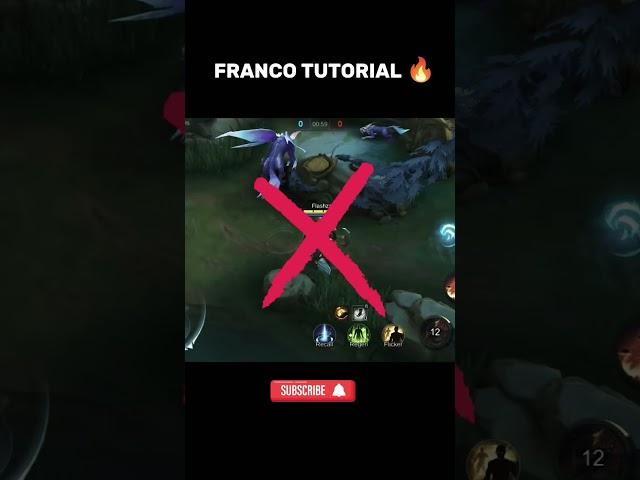 FRANCO TIPS AND TRICKS #mlbb #mlbbphodettesageofthecurrents #youtubeshorts #tipsandtricks #mlbb