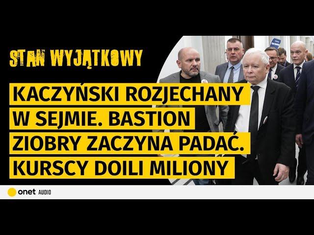 "Stan Wyjątkowy".  Kaczyński rozjechany w Sejmie. Bastion Ziobry zaczyna padać. Kurscy doili miliony