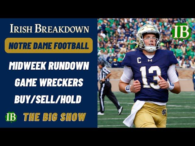 Notre Dame Midweek Rundown - Getting The Pass Game Going, Game Wreckers, Buy/Sell/Hold