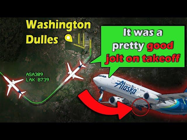 LANDING WITH BLOWN TIRE | Passengers to Brace on Alaska Flight to LAX!