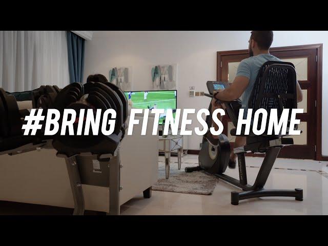 Don't miss your fitness goal while watching your favorite sport! #BringFitnessHome