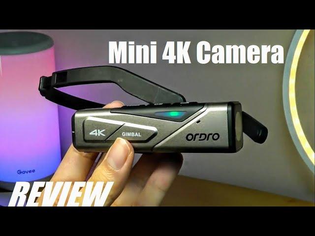 REVIEW: ORDRO EP7 FPV Wearable Action Camera, 4K Camcorder w. Gimbal!