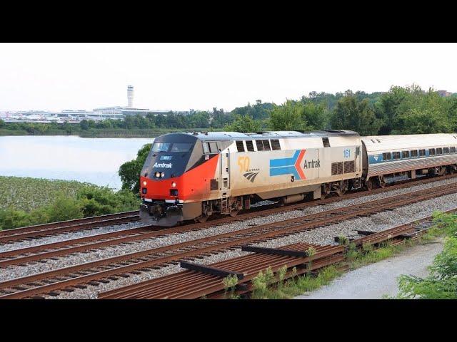 Amtrak Long Distance Trains: Heritage Units, Auto Train, ALC-42 Chargers & More!