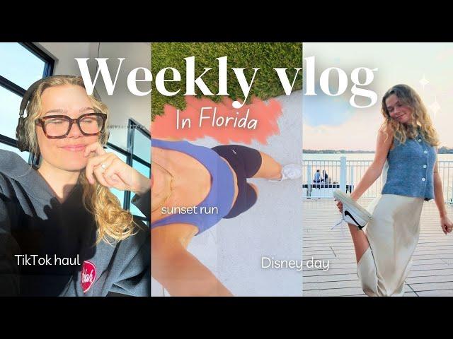 WEEK IN MY LIFE FLORIDA: Magic Kingdom vlog, TikTok shop worth it? *chaotic girls night*