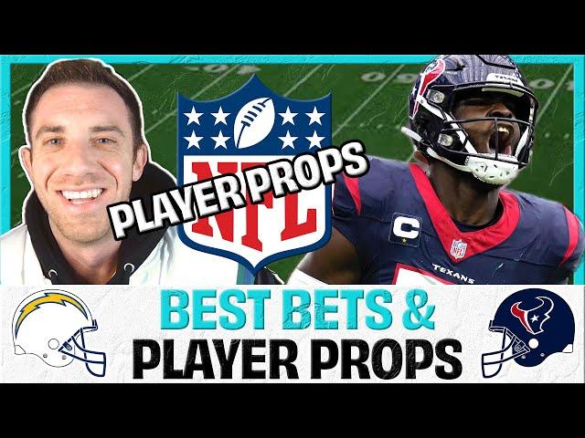 Texans vs Chargers | NFL Player Props Picks & Best Bets Saturday | Wildcard Weekend | Land Your Bets