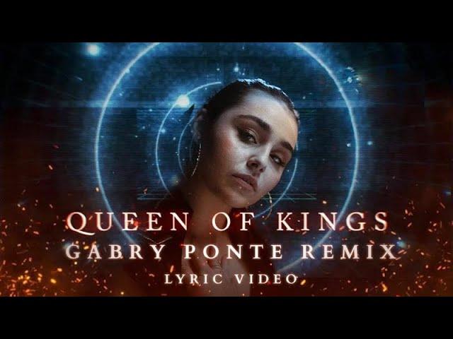 Alessandra - Queen of Kings (Gabry Ponte Remix) [Official Lyric Video]