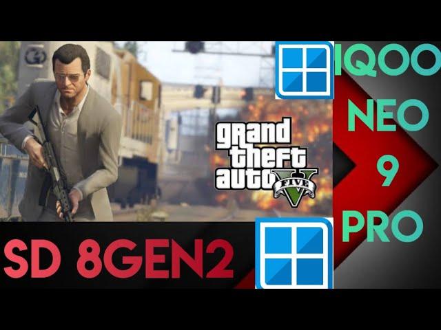Grand Theft Auto V With Settings Winlator 7.1.2 Glibc Android Emulator Iqoo Neo9 Pro SD8Gen2