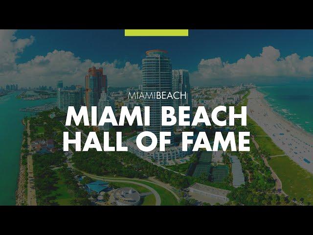 Miami Beach Convention Center Hall of Fame Inductees