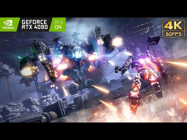 Armored Core 6 Fires of Rubicon (PC) MAX Settings & Ray Tracing 4K Gameplay | RTX 4090 