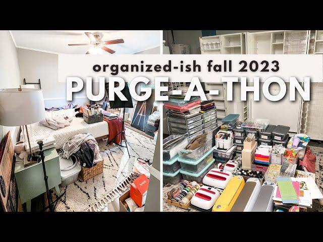 Purge-A-Thon Fall 2023 | How To Declutter Your House In 5 Days & Stay Motivated To Keep Up The Habit