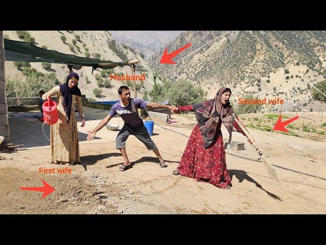محبت:Family Tension: Husband Punishes His Misbehaving Second Wife