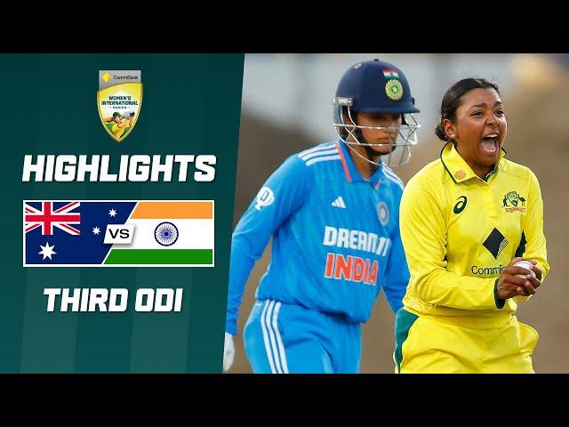 Australia v India 2024-24 | Third ODI