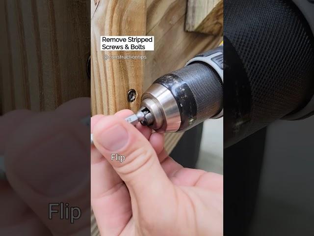 Remove stripped Screws