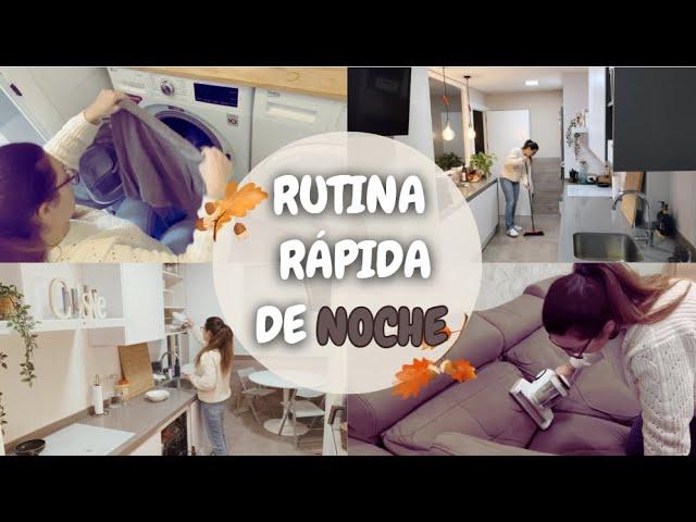 RUTINA  DE LIMPIEZA RÁPIDA POR LA NOCHE