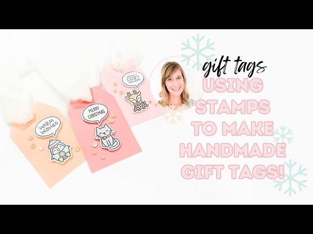 Making Gift Tags with Stamps! | Handmade Gift Tags with Stamps 2024