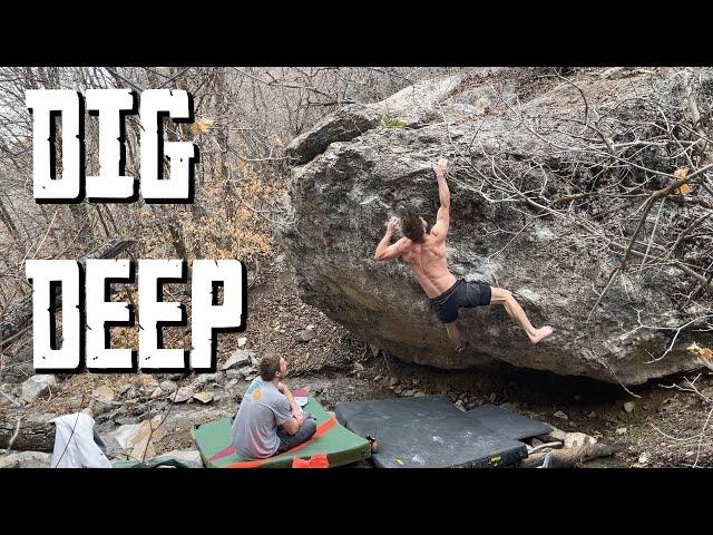 Dig Deep V10 - Little Rock Canyon, Provo, Utah