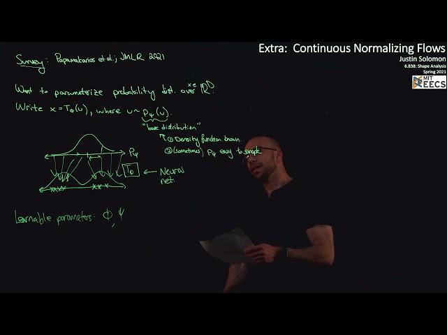 Shape Analysis (Lectures 17, extra content): Continuous normalizing flows