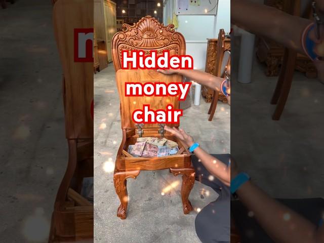 Hidden money chair DIY #woodworking #homedecor #money #diychair #woodchair #ngocsyh