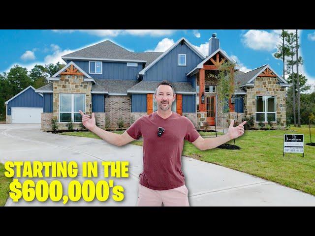 Inside $600,000 Custom HOUSTON TEXAS Homes on MASSIVE LOTS