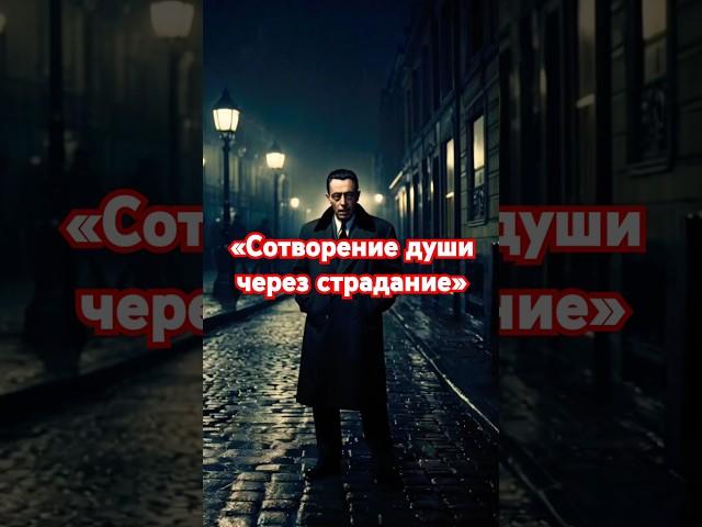 «Сотворение души через страдание»... #душа #жизнь #цитаты