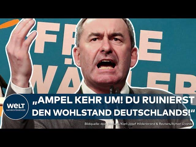 HUBERT AIWANGER: "Ampel kehr' um!" Freie-Wähler-Chef schießt scharf gegen Bundesregierung