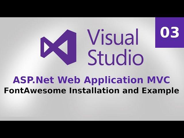 How to install FontAwesome? ASP.Net Web Application MVC (C#)