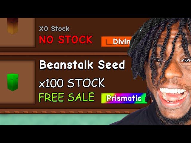 Starting Over Going NOOB to Pro *NO PAY TO WIN* In Grow A Garden..