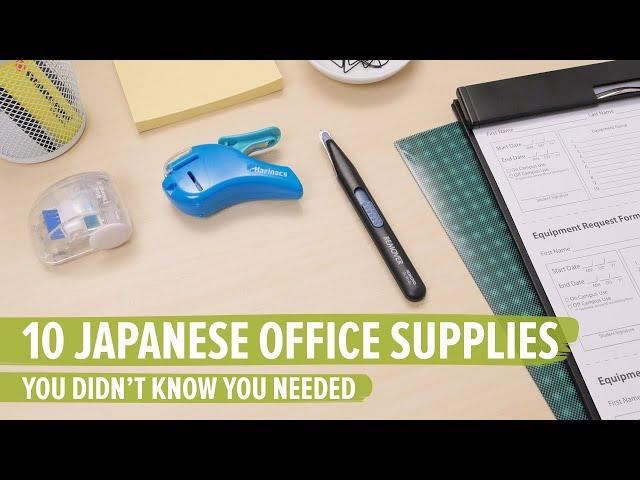 10 Japanese Office Supplies You Didn't Know You Needed