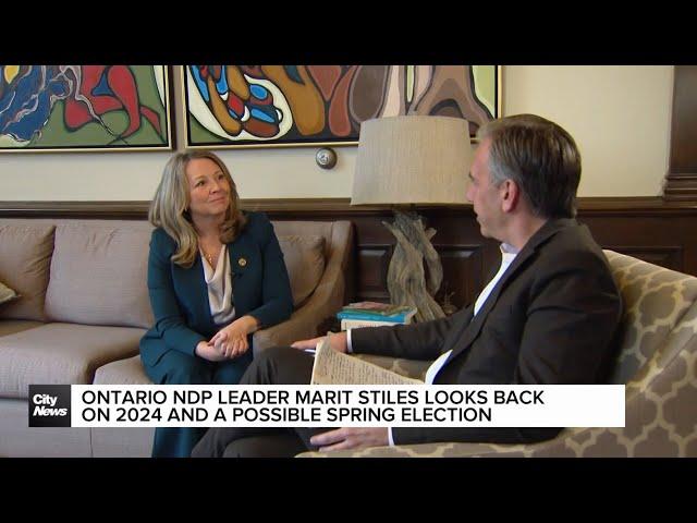 Ontario NDP leader Marit Stiles prepares for early provincial election