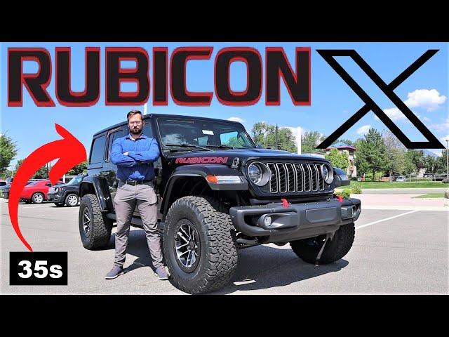 2024 Jeep Wrangler Rubicon X: $12,000 For 35s?!?