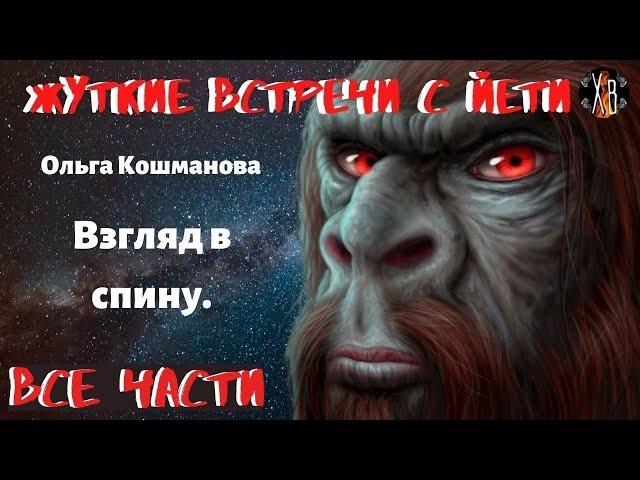 Жуткие встречи с Йети.Взгляд в Спину. СБОРНИК все части 1-14.