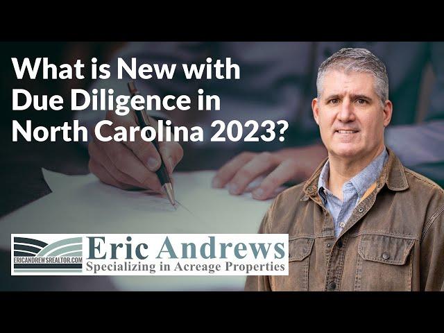 What is New with Due Diligence in North Carolina 2023?