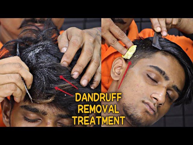 Oddly Satisfying Dandruff Scratching | Lemon Extract Treatment for Hair | Neck Cracking | ASMR