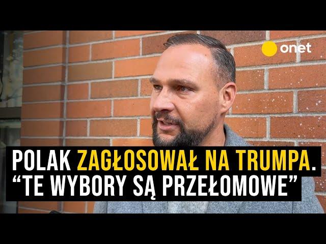 Polak od 30 lat mieszkający w USA. “Zagłosowałem na Trumpa. Te wybory są przełomowe”