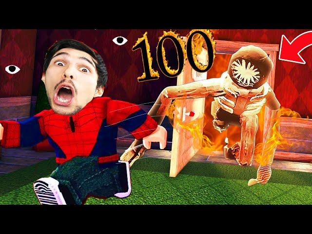 HO RAGGIUNTO LA PORTA 100 SU ROBLOX DOORS!! *FINALE PAZZESCO*