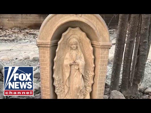 'HEALING': Statue of Mary survives California wildfires in 'perfect condition'