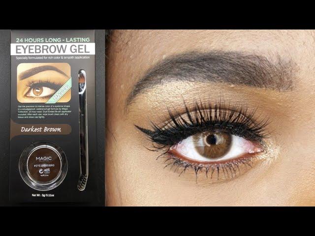 My $4 Brow Makeover! Magic Collection 24hr Matte Eyebrow Gel Review