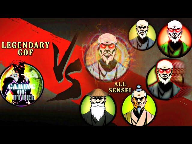 Shadow Fight 2 Legendary Gaming Of Future Vs All Sensei