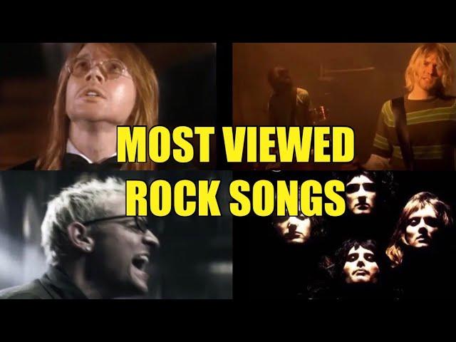 Top 50 Most Viewed Rock Songs on YouTube