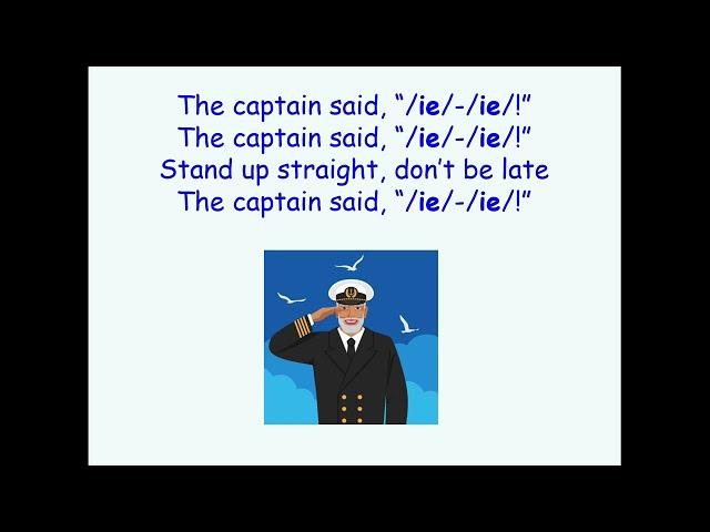Jolly Phonics /ie/ - Sound, Song, Vocabulary and Blending