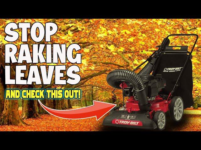 Best Leaf Collection System - STOP raking leaves and check this machine out first