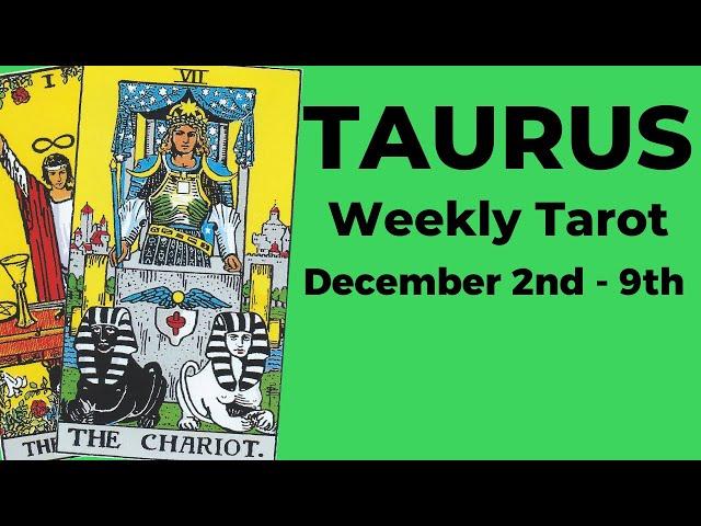 Taurus: You’re On A Winning Streak, Hurdles Fade Into The Past!  Dec 2nd - 9th WEEKLY TAROT READING