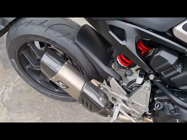 Honda CB1000r sound check Akrapovic full exhaust