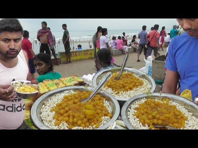 Breakfast with Muri Ghugni | Street Food Digha Sea Beach West Bengal