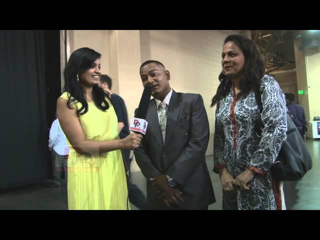 Marvin Dass speaking to Desiplaza TV at Mika Singh Show in Dallas,Texas