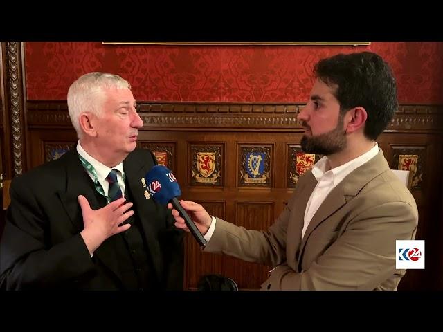 Lindsay Hoyle, Speaker of the House of Commons, speaks to Kurdistan24