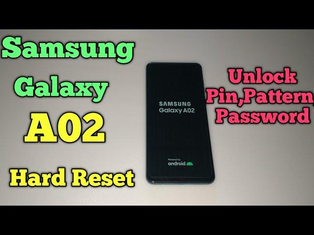 Samsung Galaxy A02 Hard Reset