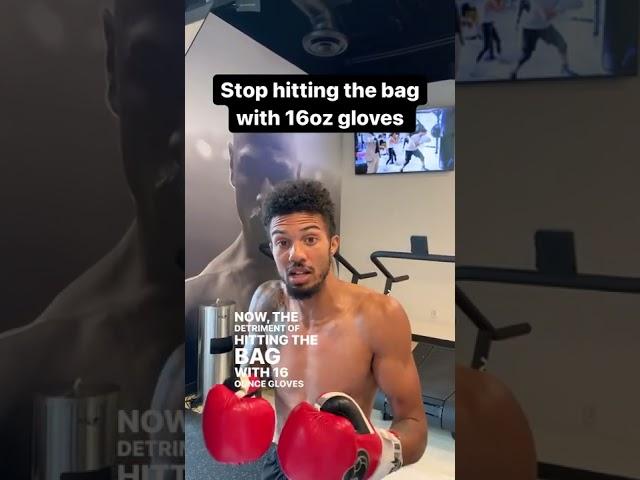 STOP HITTING THE BAG W/16 OZ GLOVES | Boxing Film Study