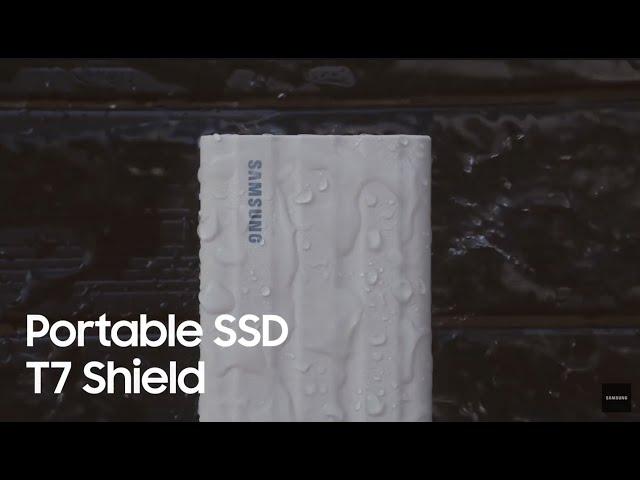 Samsung T7 Shield PSSD | Rugged and Water-Resistant