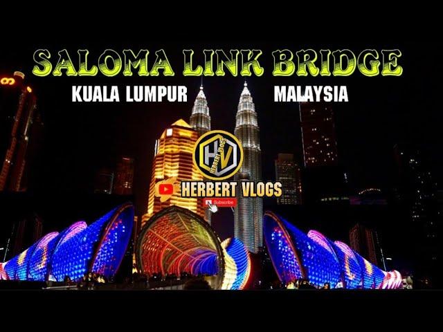 Saloma Link Bridge, Kuala Lumpur Malaysia | Night Time  View #malaysia  #kualalumpur